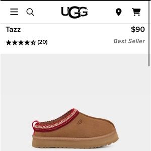 NWT UGG Tazz Slipper